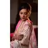 Order Cream Banarasi Silk Plus Size Saree for Women 215109