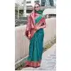 Buy Blue Bandhani Soft Silk Plus Size Saree Online – 215128