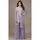 Purple Georgette Zari Embroidery Sharara Suit – 215407