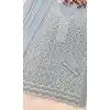 Grey Plus Size Georgette Sharara Suit Online – 215409