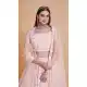 Pink Zari Georgette Party Wear Lehenga Choli - 215453