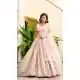 Peach Faux Georgette Embroidery Lehenga Choli - 215455