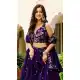 Purple Zari Sequin Party Lehenga Choli - 215510