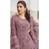 Buy Badami Georgette Pakistani Suit Plus Size - 215834