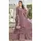 Badami Georgette Pakistani Suit with Embroidery Work - 215834