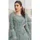 Pista Green Georgette Pakistani Suit with Embroidery Work - 215835