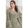 Buy Mehendi Georgette Pakistani Suit Plus Size - 215837