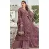 Buy Chocolate Georgette Pakistani Suit Plus Size - 215840