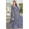 Designer Purple Georgette Pakistani Suit Plus Size - 215841