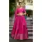 Pink Pure Chanderi Lehenga Zari Work Choli Set - 215848