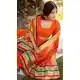 Orange Chanderi Lehenga Choli with Zari Work - 216053
