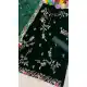 Green Velvet Pakistani Suit with Embroidery Work – 216078