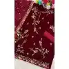 Buy Red Velvet Pakistani Suit Plus Size - 216079
