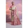 Buy Light Pista Green Banarasi Silk Saree Kanjivaram Work - 216162