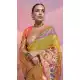 Yellow Banarasi Silk Saree with Kanjivaram Work 216169