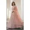 Buy Pink Heavy Silk Lehenga Choli Mirror Work Plus Size - 216115