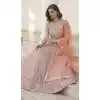 Buy Pink Heavy Silk Lehenga Choli Mirror Work Plus Size - 216115