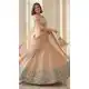 Peach Heavy Silk Mirror Work Lehenga Choli – 216117