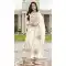 White Cotton Pakistani Suit with Embroidered Design – 216173