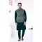 Teal Blue Blue Banarasi Silk Kurta Pajama Set for Men – 216405