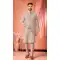 Mouse Grey Banarasi Silk Kurta Pajama for Men – 216409