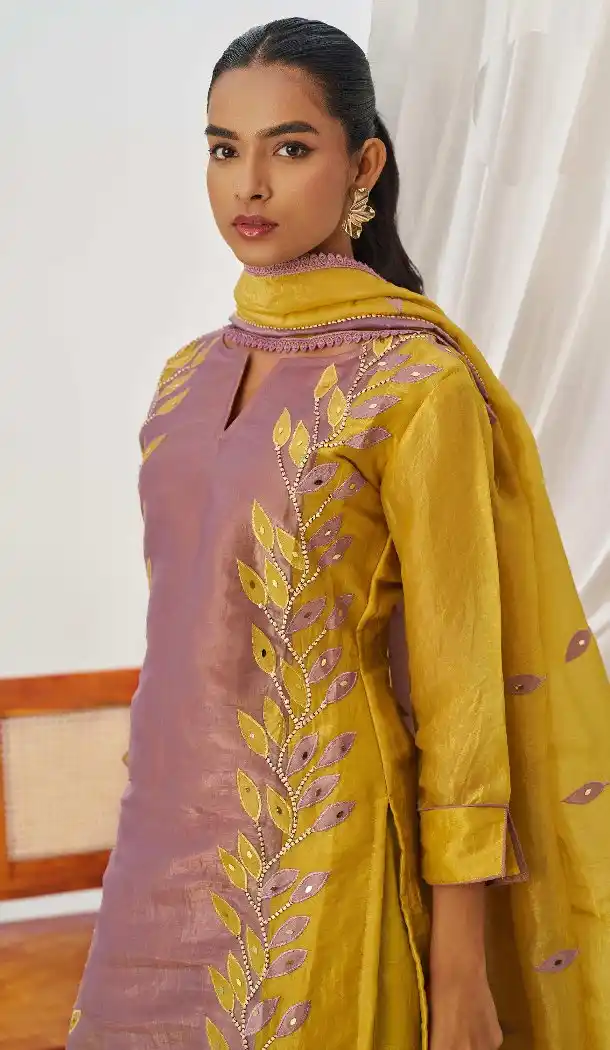 Fancy Multi Crush Silk Party Wear Salwar Suit – 216125