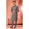 Grey Banarasi Silk Kurta Pajama for Men – 216415