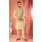 Men’s Lemon Yellow Banarasi Silk Kurta Pajama – 216422