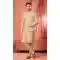 Men’s Gold Banarasi Silk Kurta Pajama – 216426