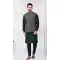 Bottle Green Banarasi Silk Kurta Pajama for Men – 216428