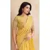 Shop Yellow Plus Size Lehenga Choli Embroidered - 216373