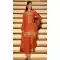 Orange Embroidered Chinon Silk Palazzo Suit – 216448