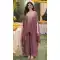 Mauve Embroidered Viscose Chinon Palazzo Suit – 216527