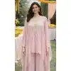 Buy Light Pink Viscose Chinon Palazzo Suit Plus Size - 216529