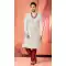 Off White Wedding Sherwani in Art Embroidered Silk – 216576