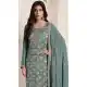 Green Embroidered Jacquard Pakistani Suit – 216579