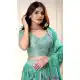 Organza Blue Floral Embroidered Lehenga Choli – 216672