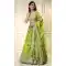 Neon Floral Print Organza Lehenga Choli Embroidered – 216673