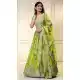 Neon Floral Print Organza Lehenga Choli Embroidered – 216673