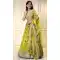 Yellow Floral Print Organza Lehenga Choli – 216677