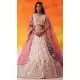 Embroidered Beige Tissue Designer Lehenga Choli – 216693