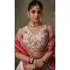Buy Beige Tissue Embroidered Lehenga Choli Plus Size - 216696