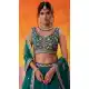 Georgette Teal Blue Designer Lehenga Choli Embroidered – 216700