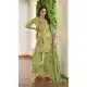 Multi Chinon Palazzo Suit Embroidered Work – 216738