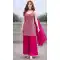 Pink Chinon Silk Embroidered Palazzo Suit – 216757
