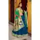 Navy Blue Paithani Silk Lehenga with Zari – 216800