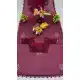Wine Diamond Work Saree in Fendy Silk – 216899