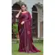Wine Diamond Work Saree in Fendy Silk – 216899