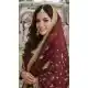 Maroon Embroidered Real Silk Anarkali Suit – 216996