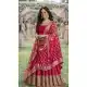 Pink Anarkali Suit in Real Silk with Embroidery – 216997